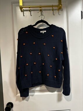 Madewell Polka Dot Sweater - Medium